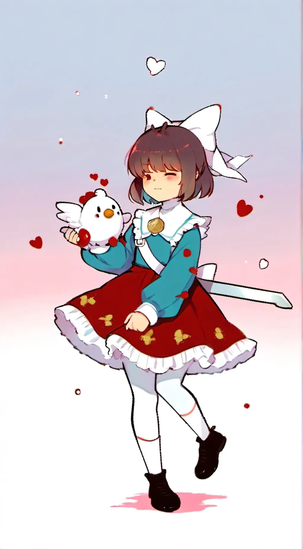 ai character: Frisk background