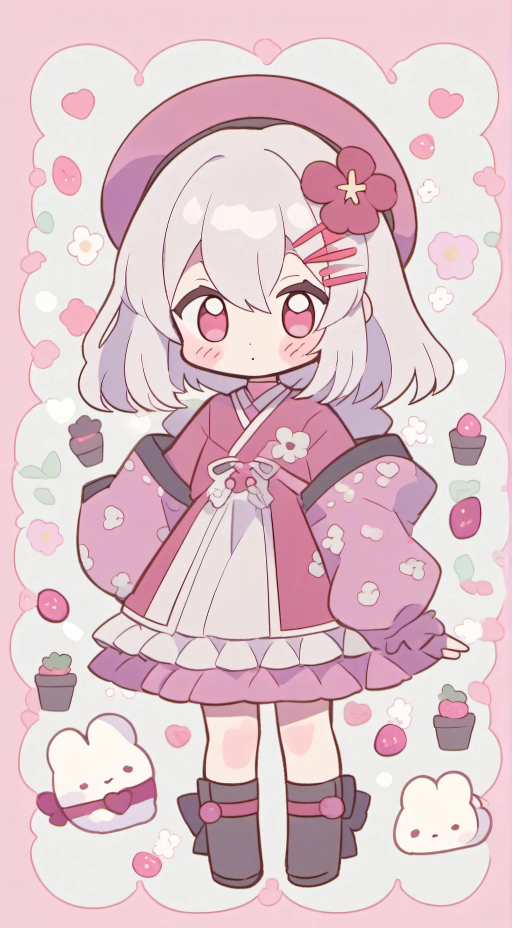 ai character: Kirishima lil sis background