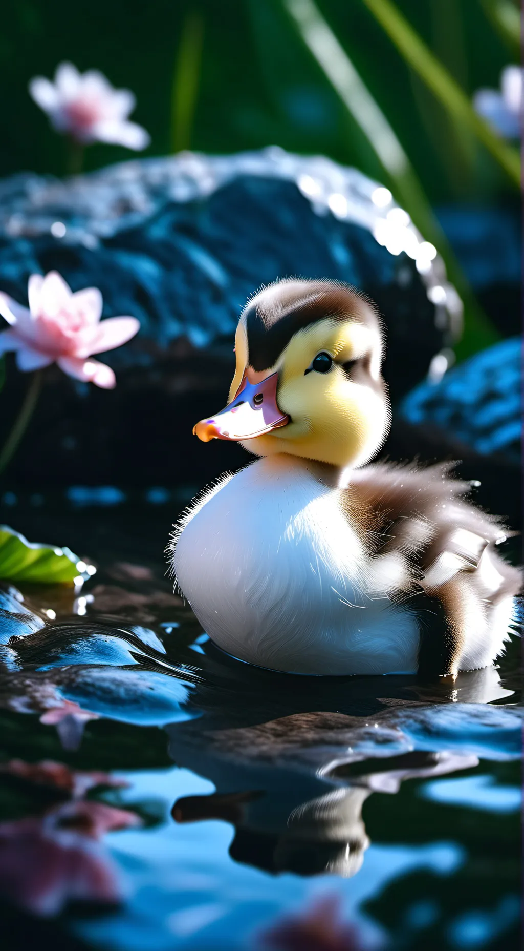 ai character: Duckling  background