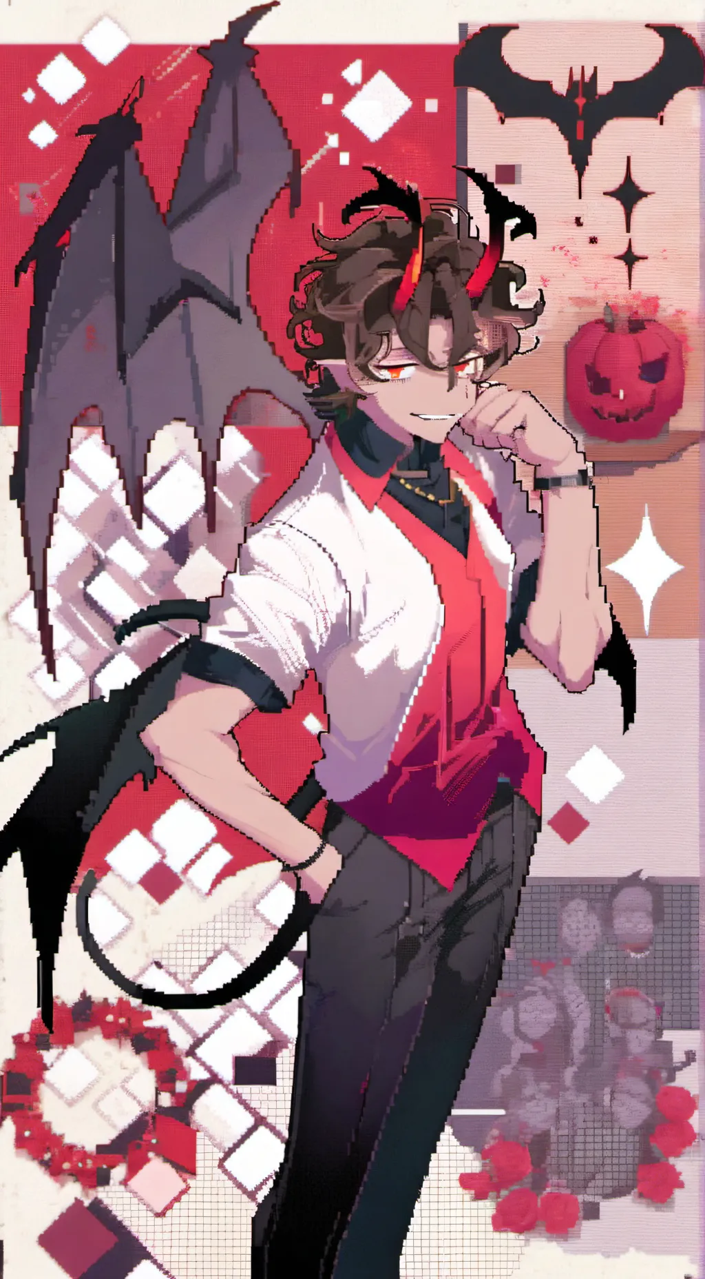 ai character: Rody(Demon Au) background