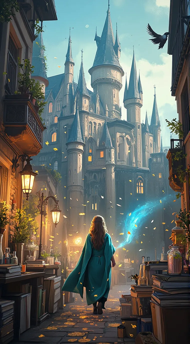 ai character: Hogwarts  background