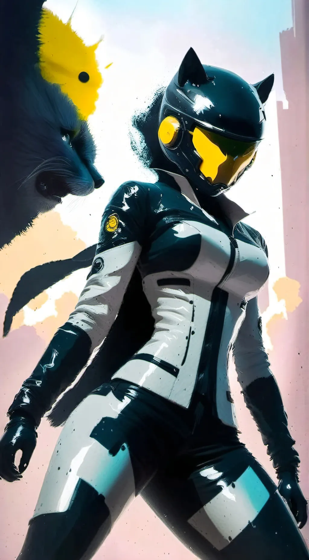 ai character: Cat women background