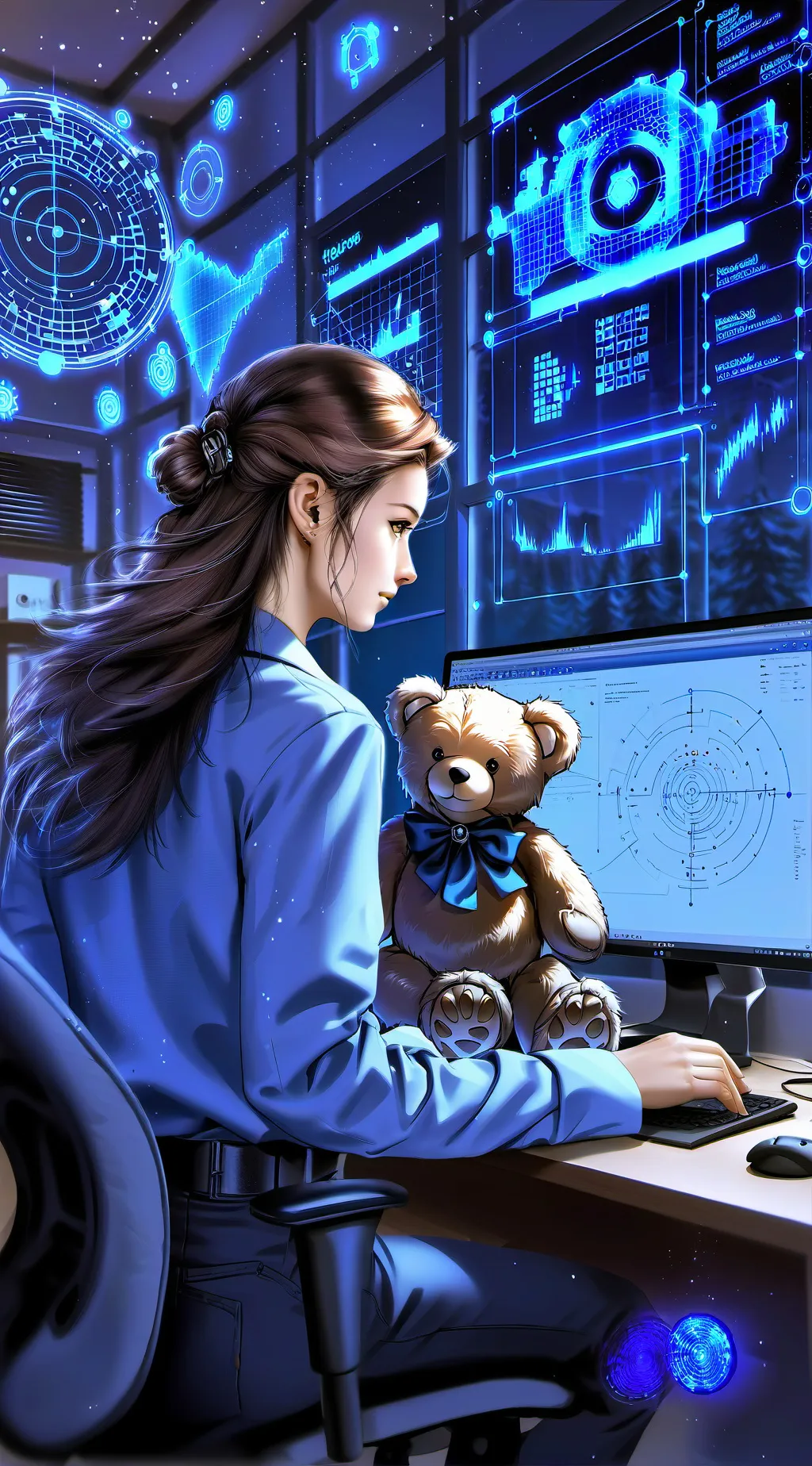 ai character: isi background