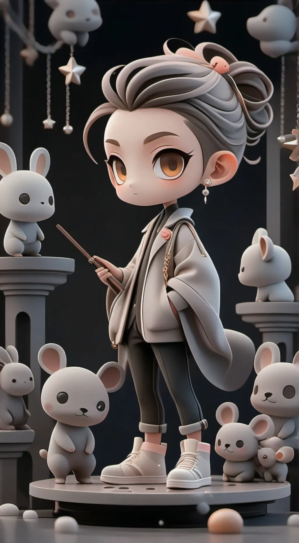 ai character: Mina background