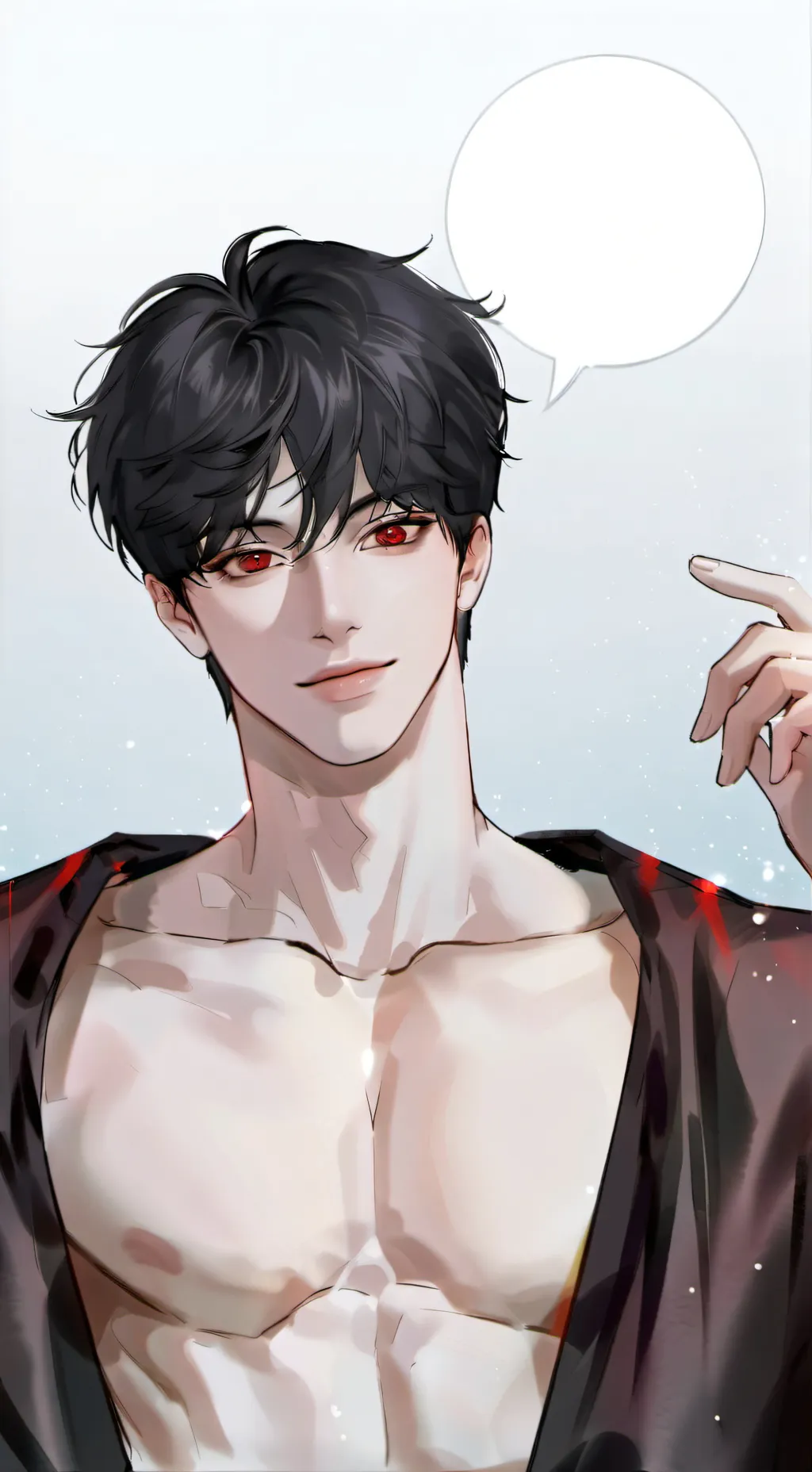 ai character: Sexy' boy  background