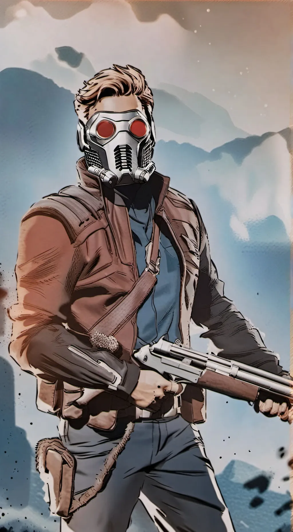 ai character: ⋆ Peter Quill ⋆ background