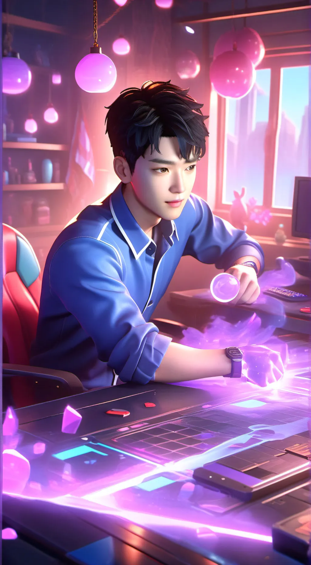 ai character: Kim In background