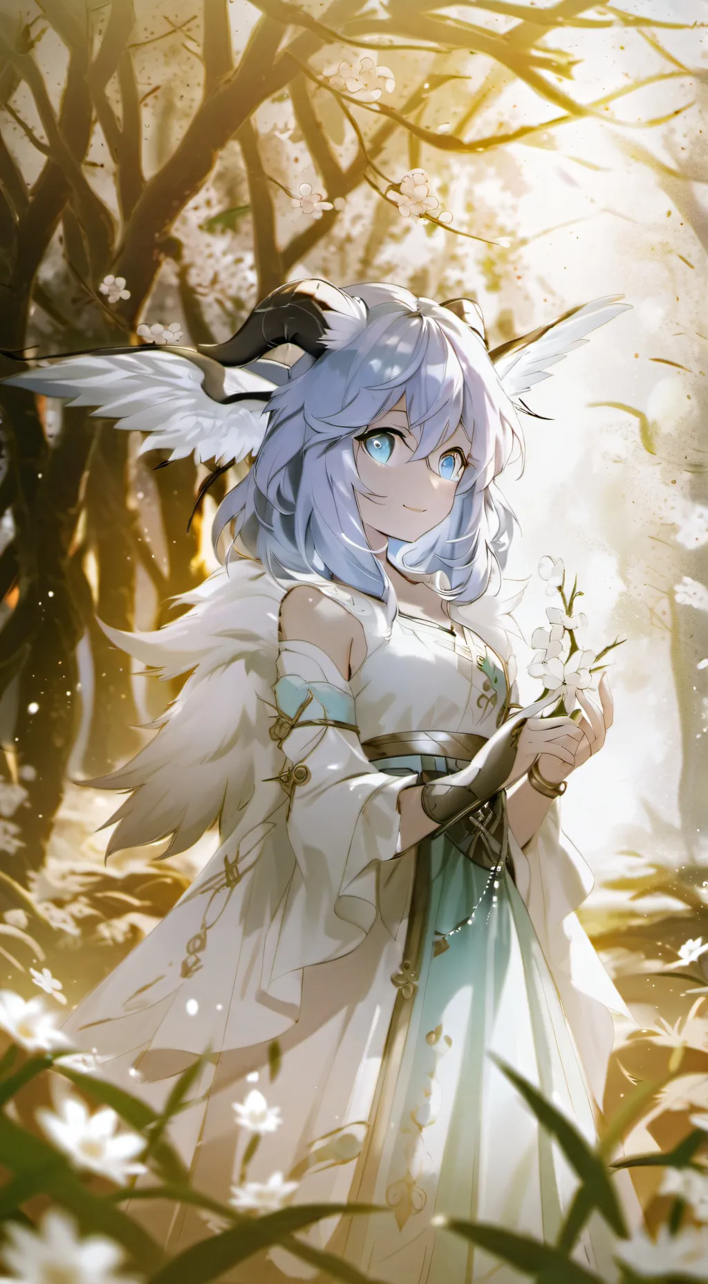 ai character: Angelina  background