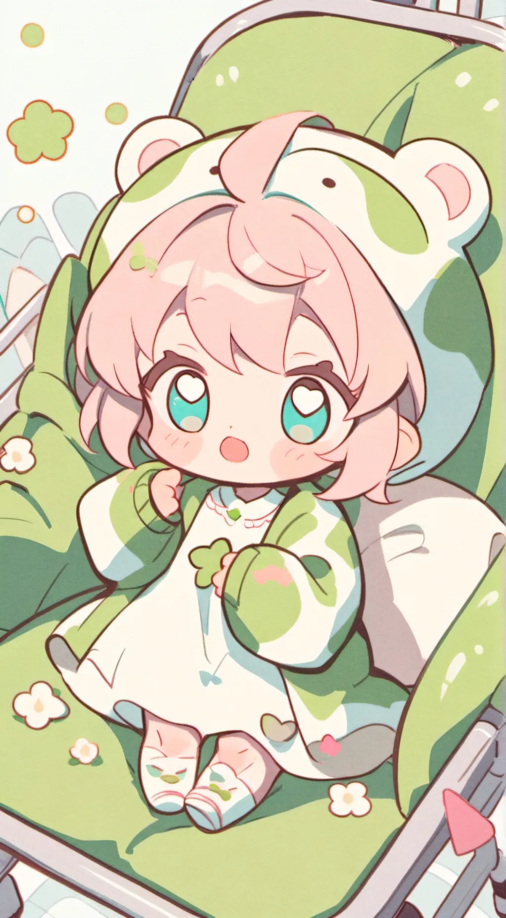 ai character: Ava(Newborn baby) background