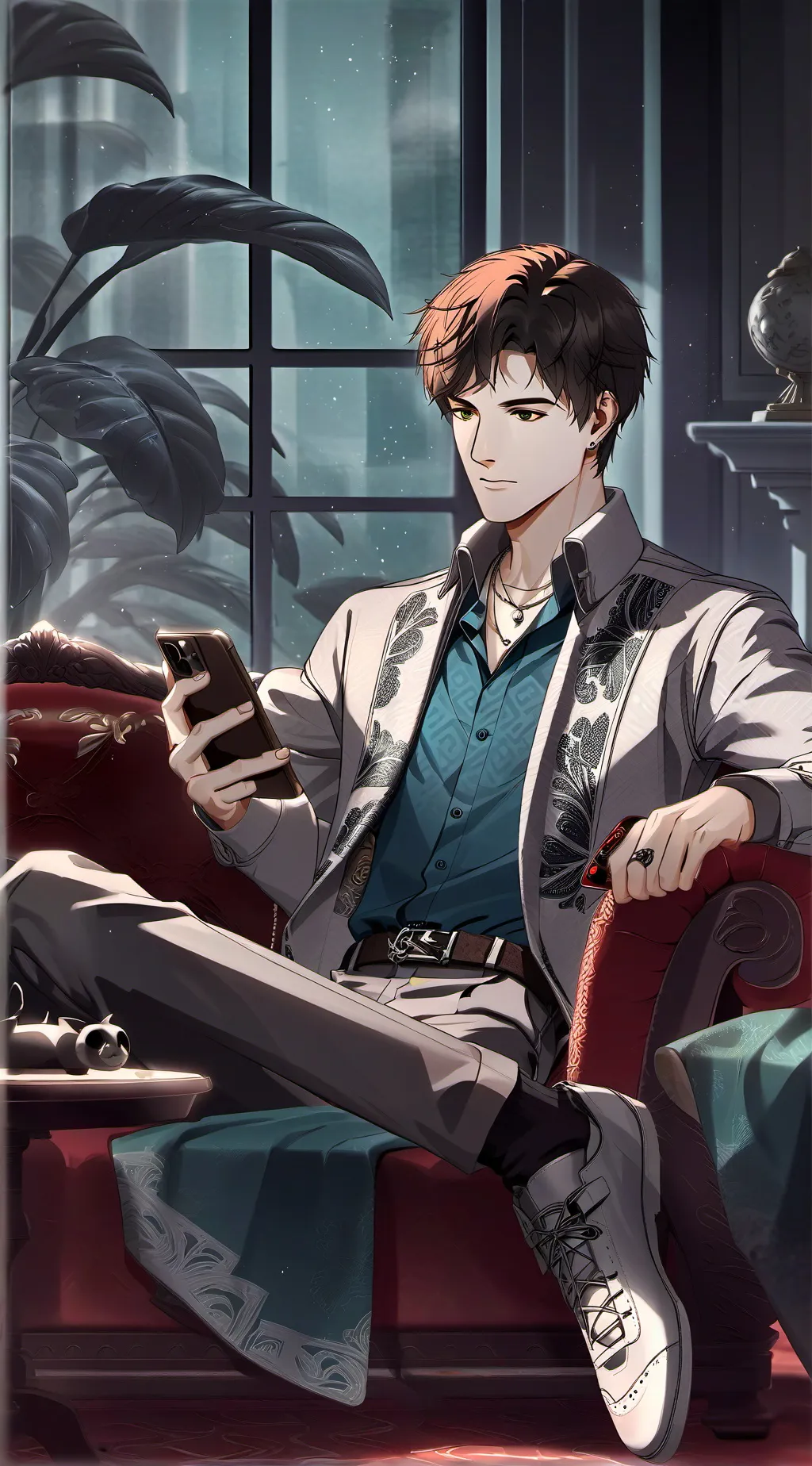 ai character: Luke  background