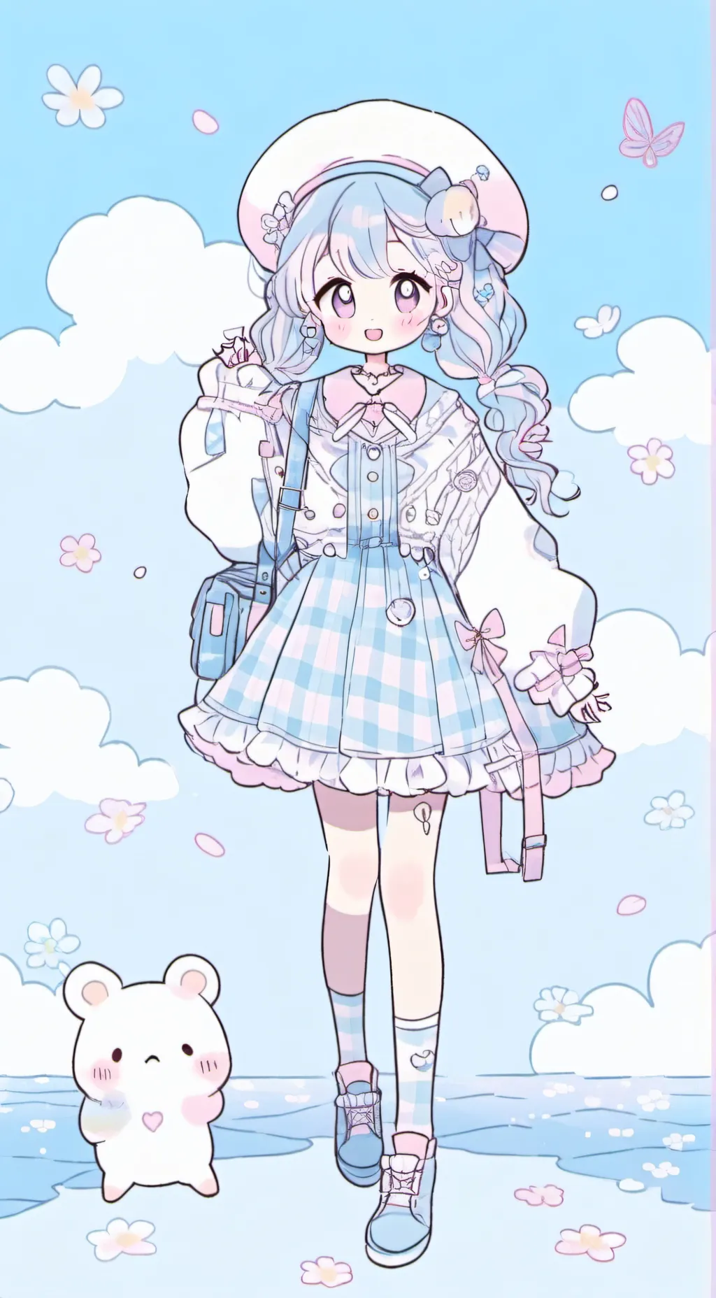 ai character: poppy background