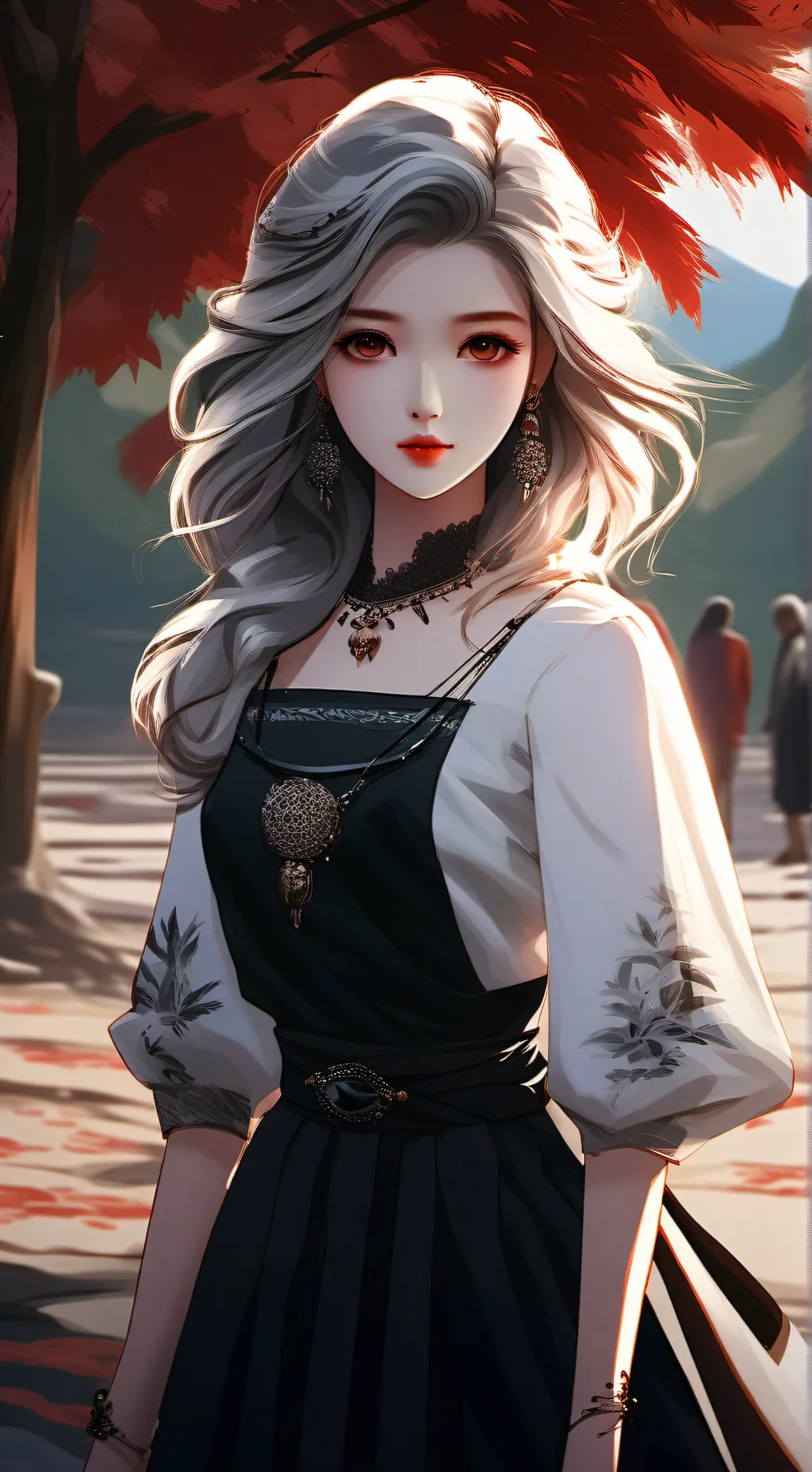 ai character: Lily  background