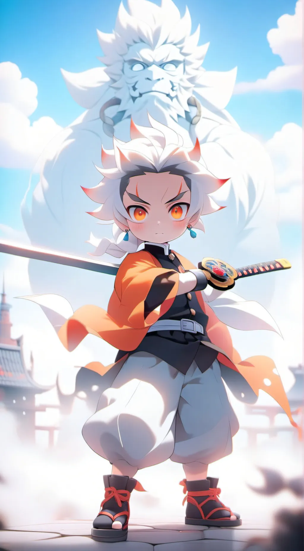 ai character: douma background