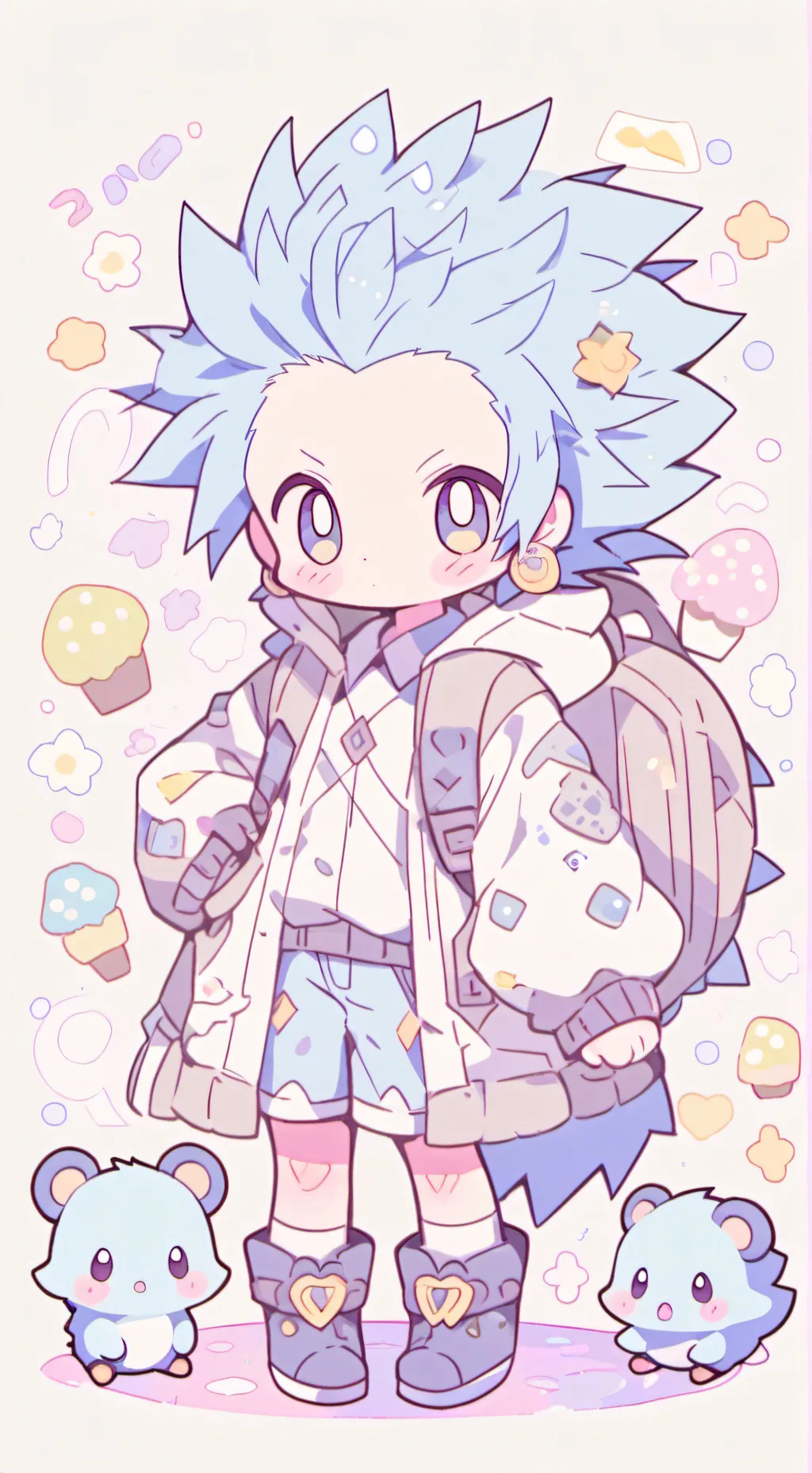 ai character: ¥•Sonadow•¥ background