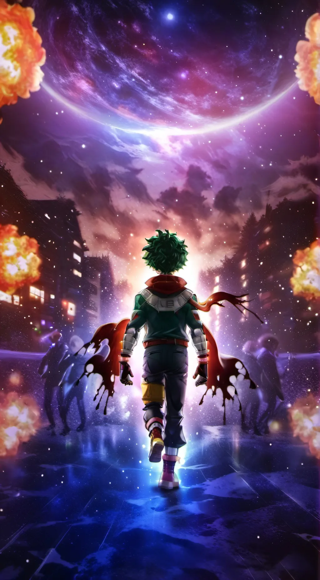 ai character: mha life music  background