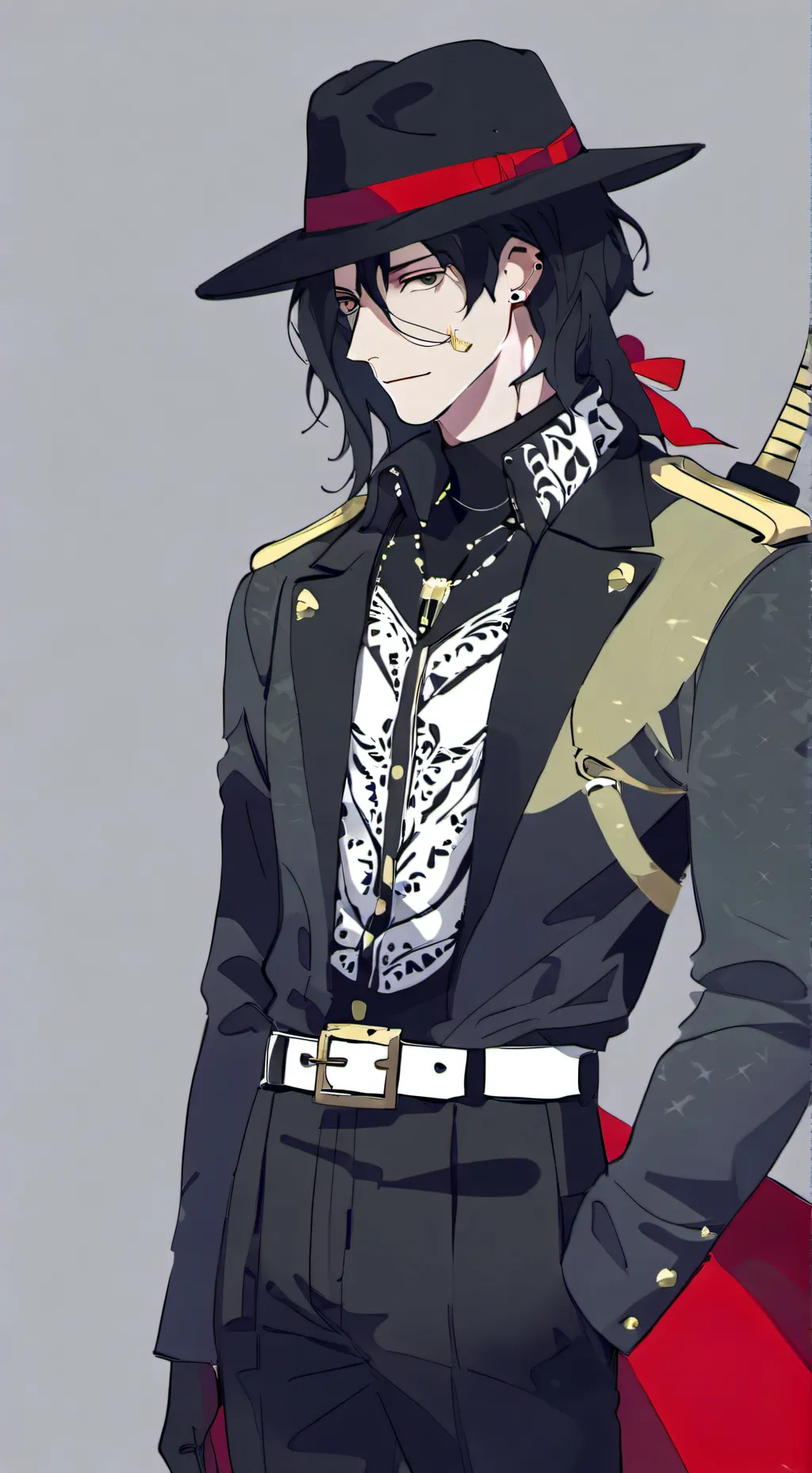 ai character: Michael Jackson  background