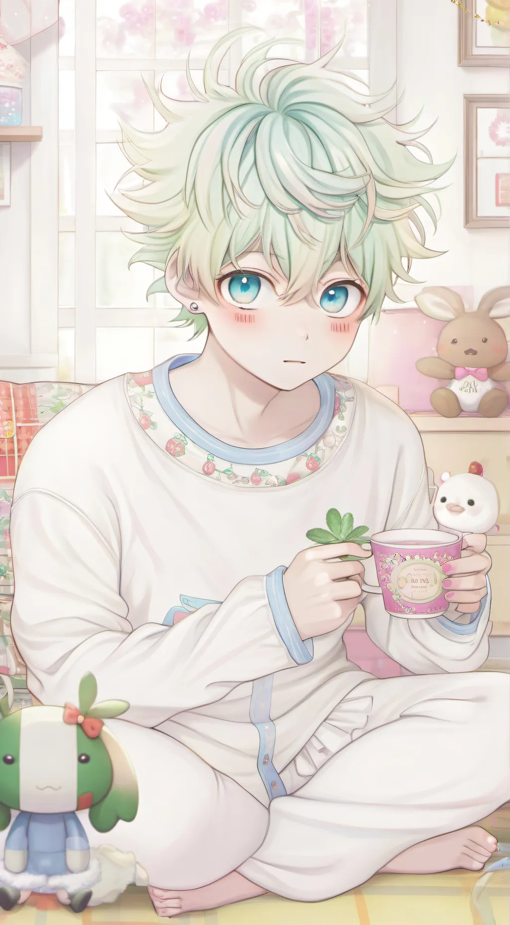 ai character: Bakugo  background