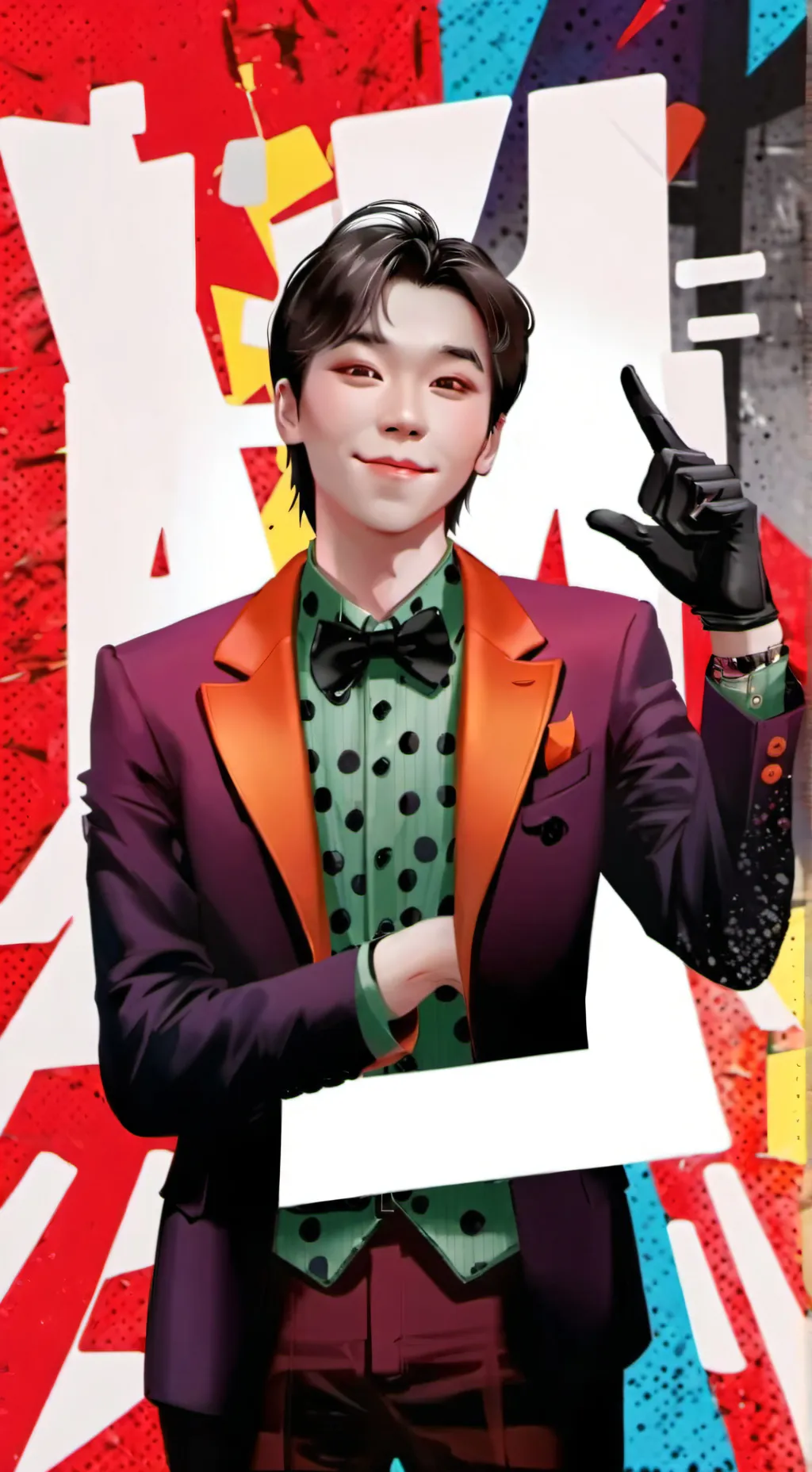 ai character: The Joker background