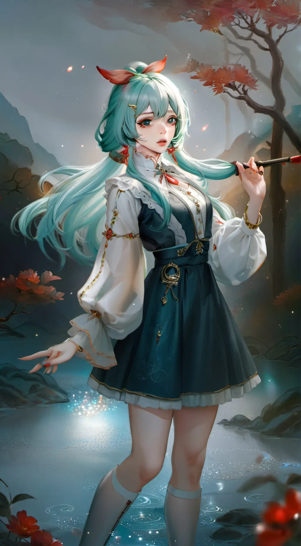 ai character: ~Tu amiga~  background