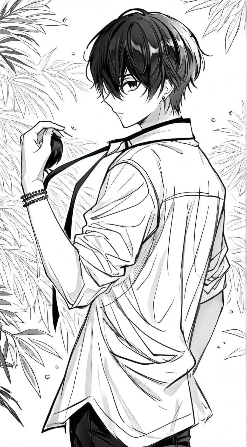 ai character: carlos～(^з^)-♡ background