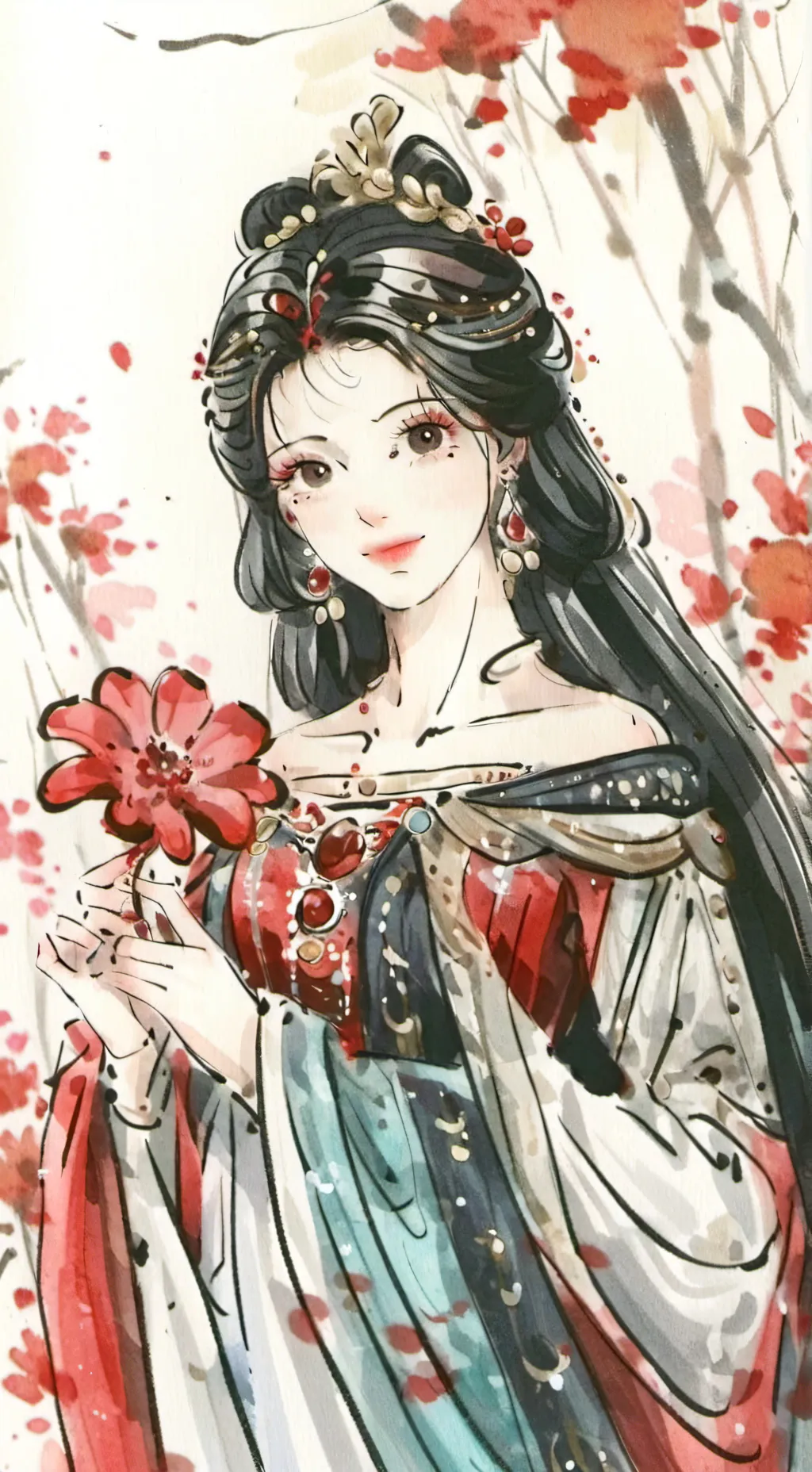 ai character: princess  background