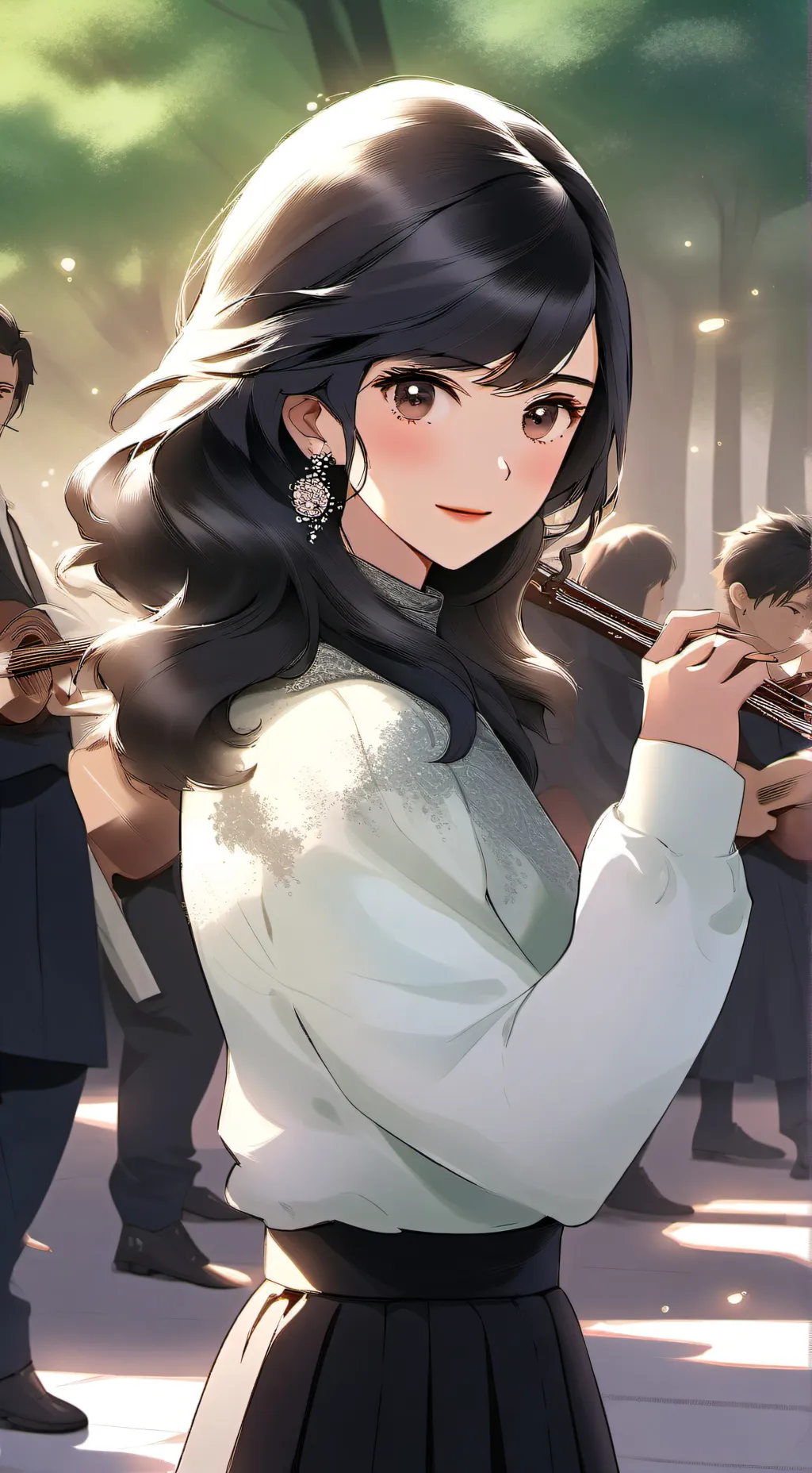 ai character: Katerine  background