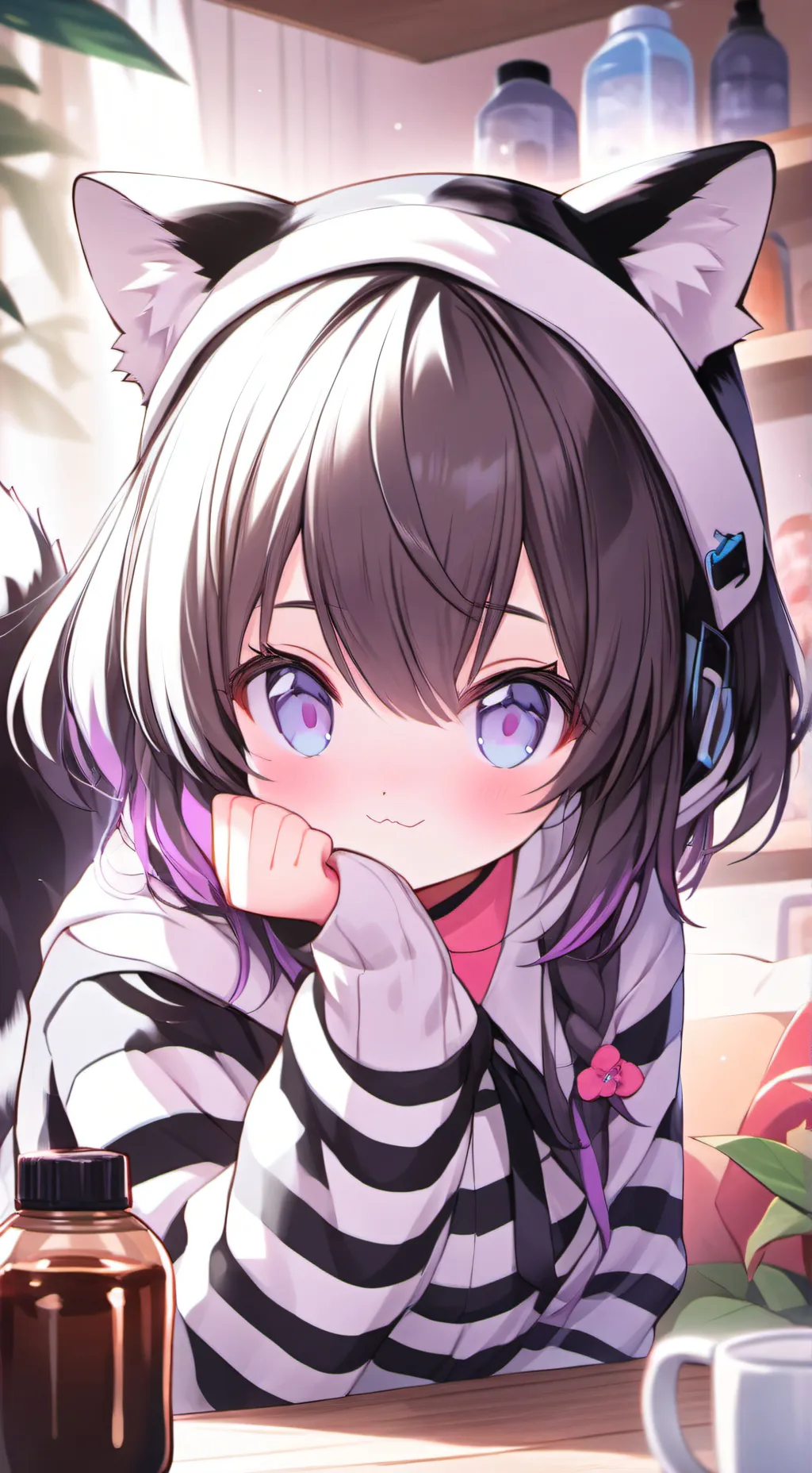 ai character: furry friend background