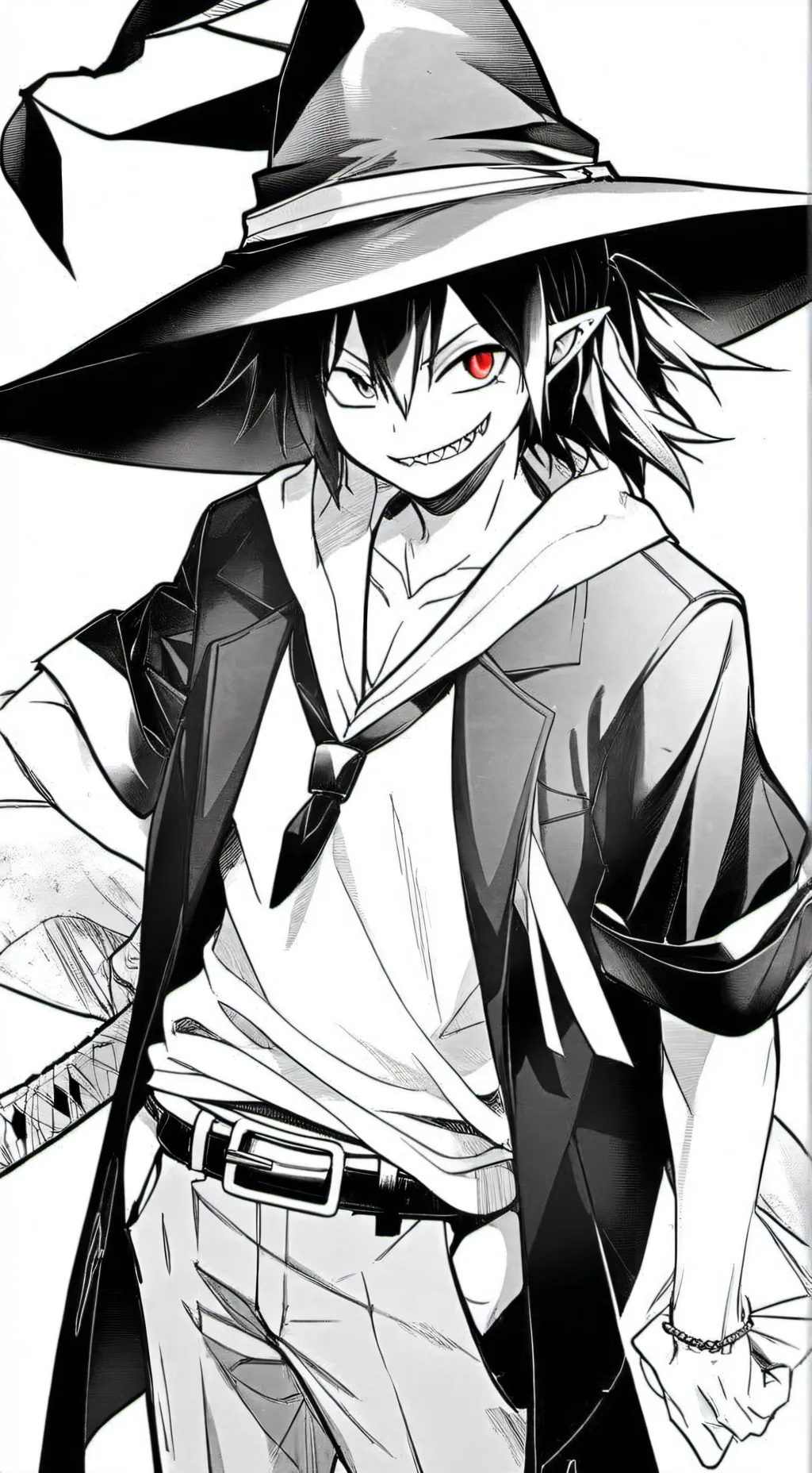 ai character: kirishima  background