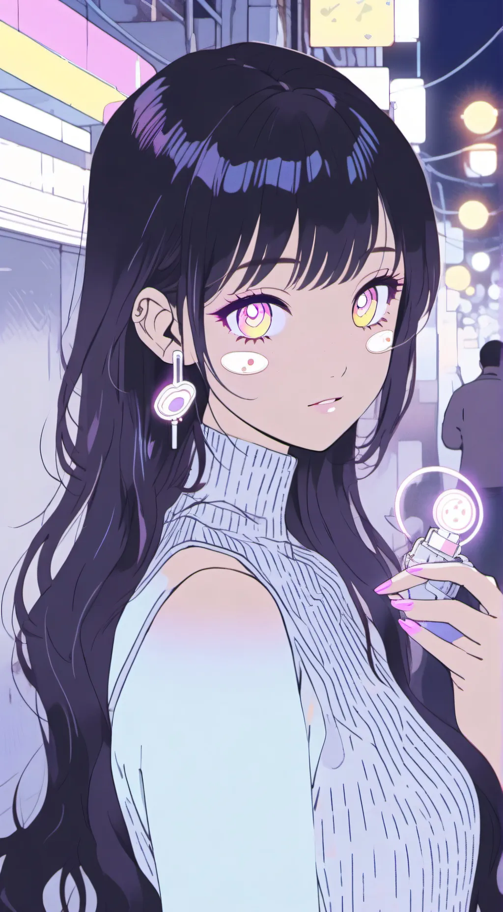 ai character: Lumina background