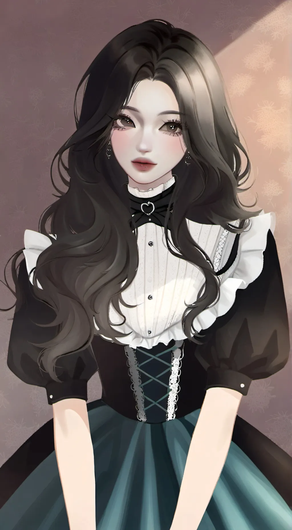 ai character: Crystal  background