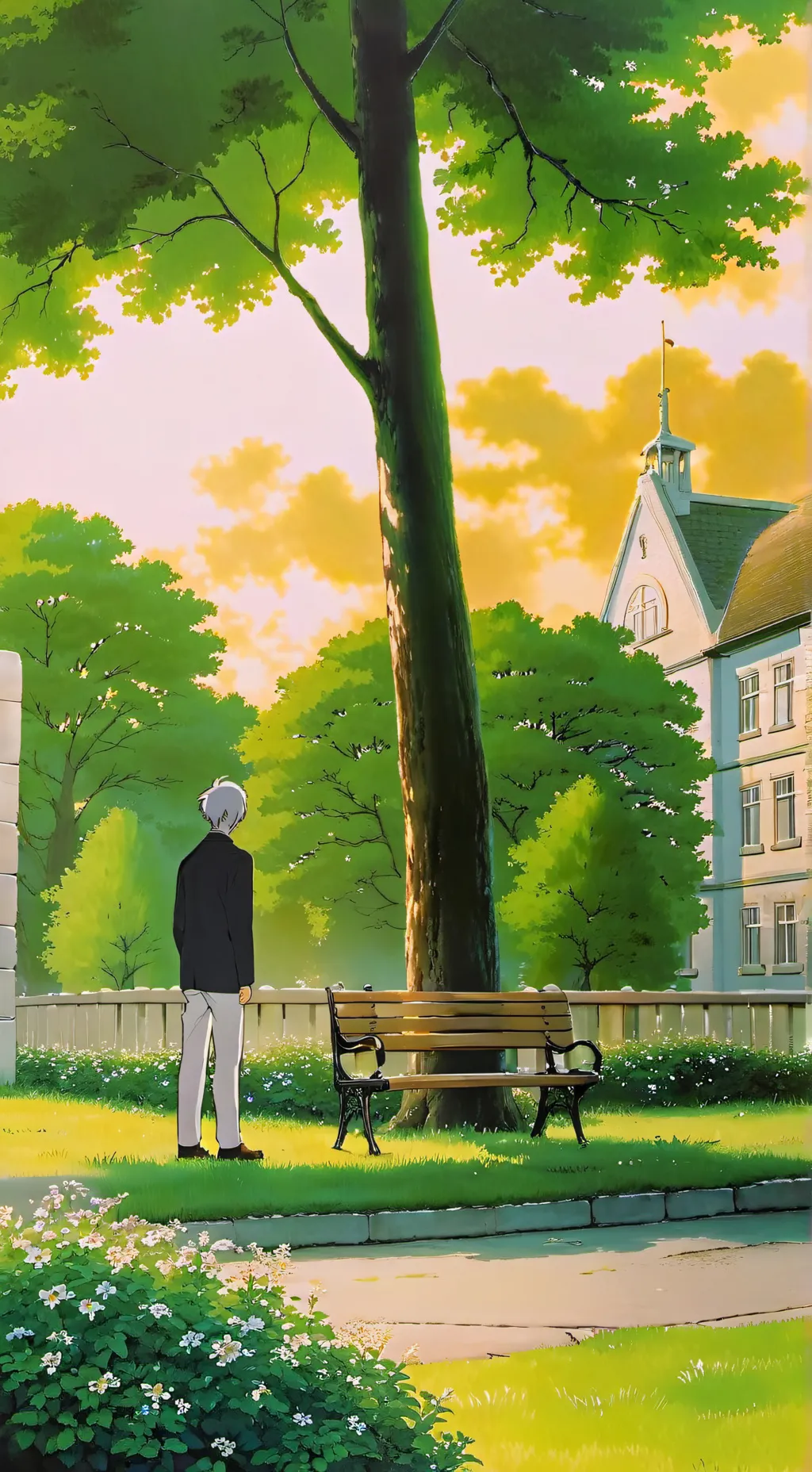 ai character: School.....  background