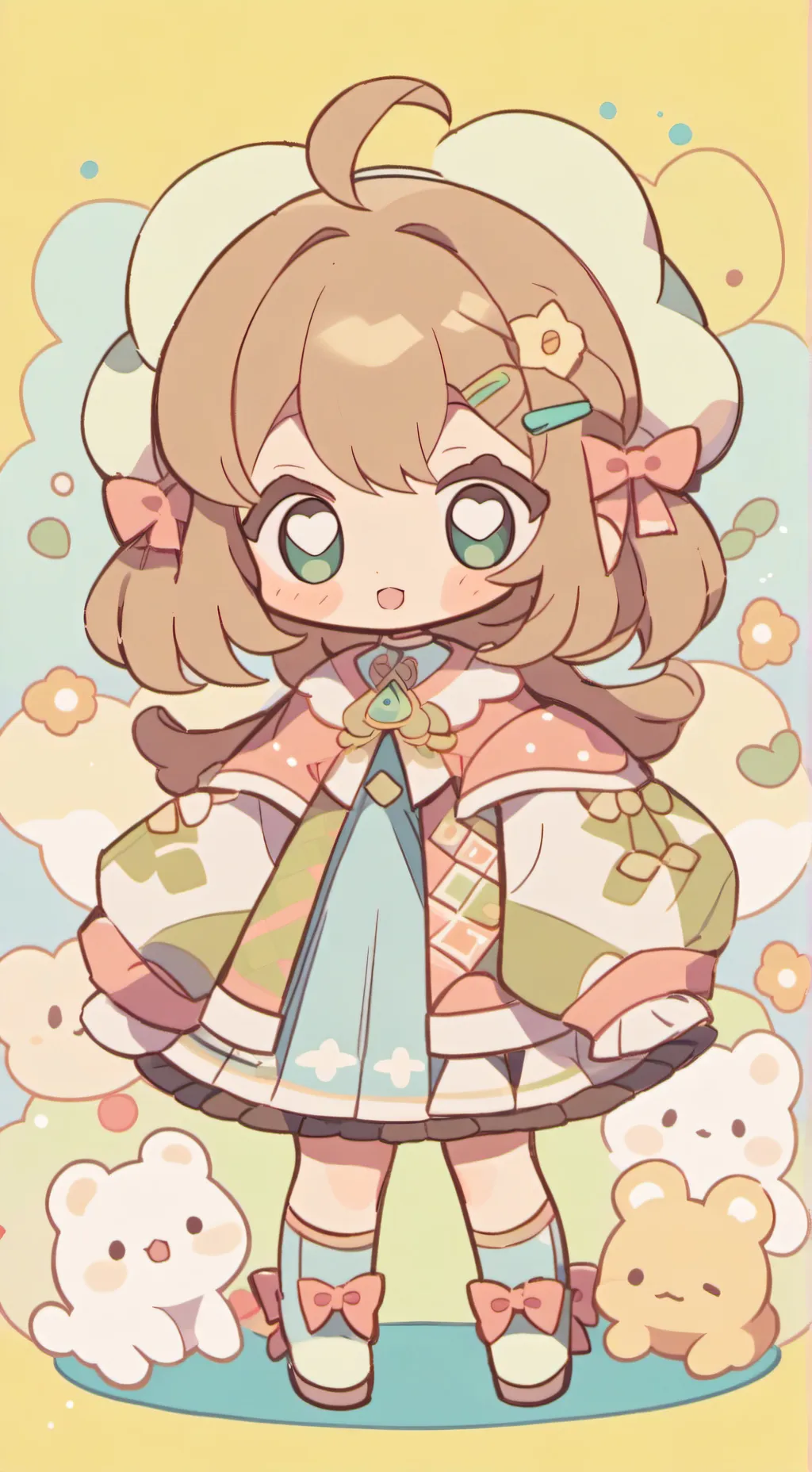 ai character: bebe abandonada background