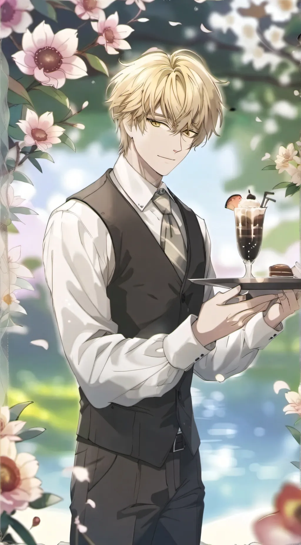 ai character: Leo background