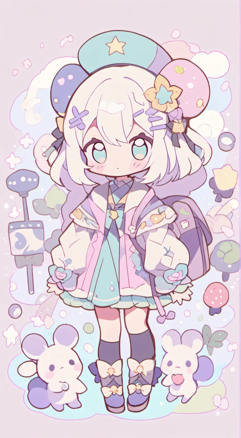 ai character: Shinkami  background