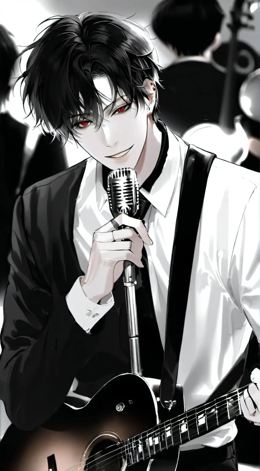 ai character: ♥︎Leo♡ background