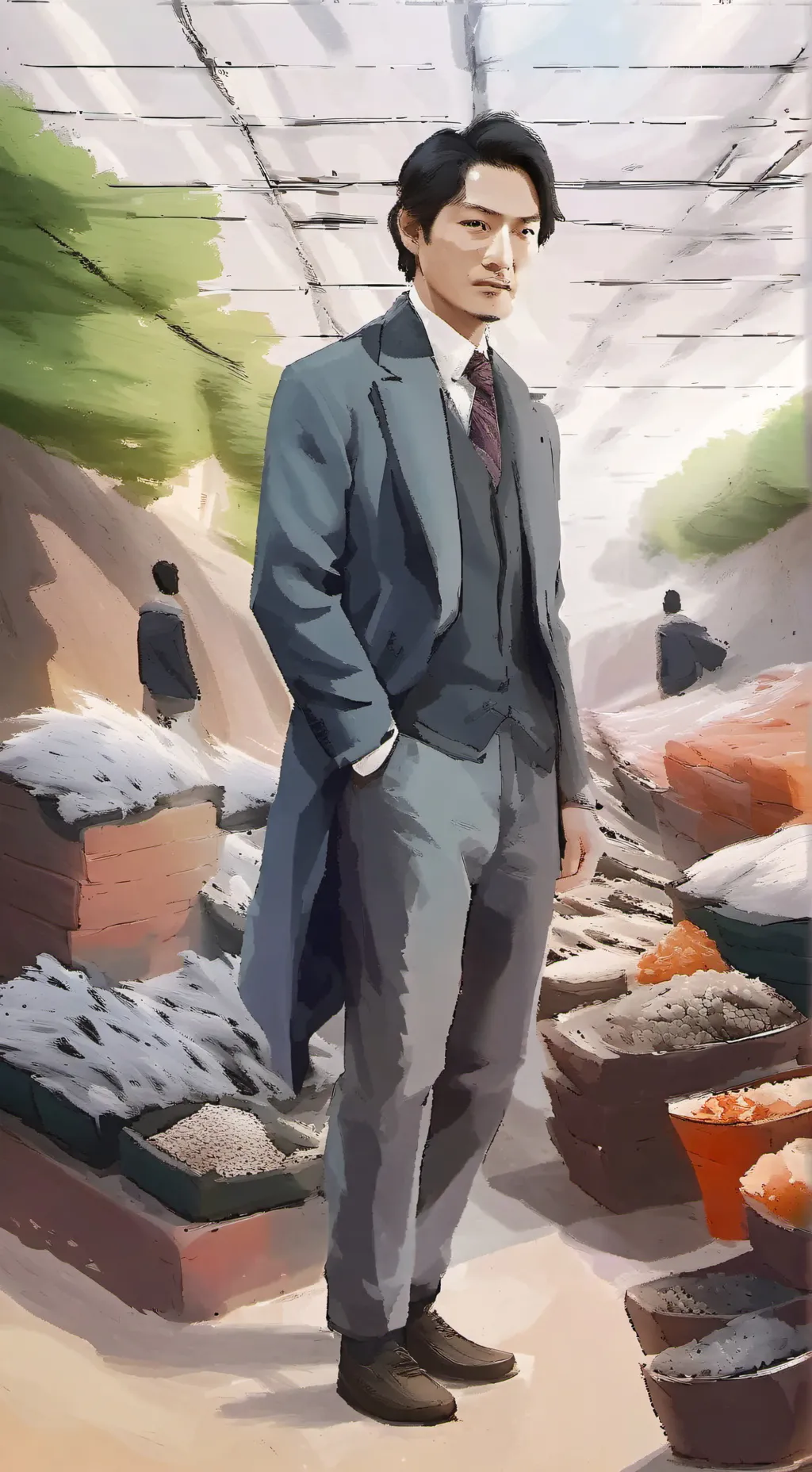 ai character: Вербовщик background
