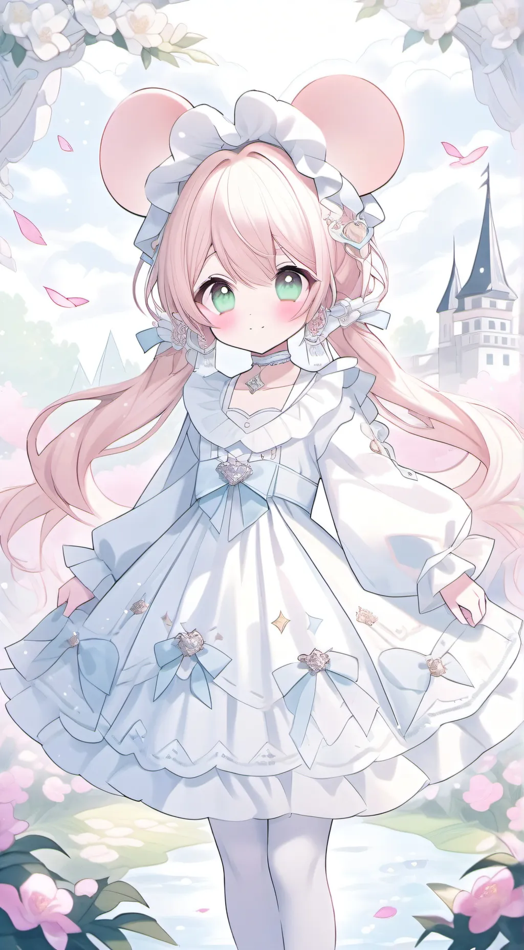 ai character: Lorna x JJK background