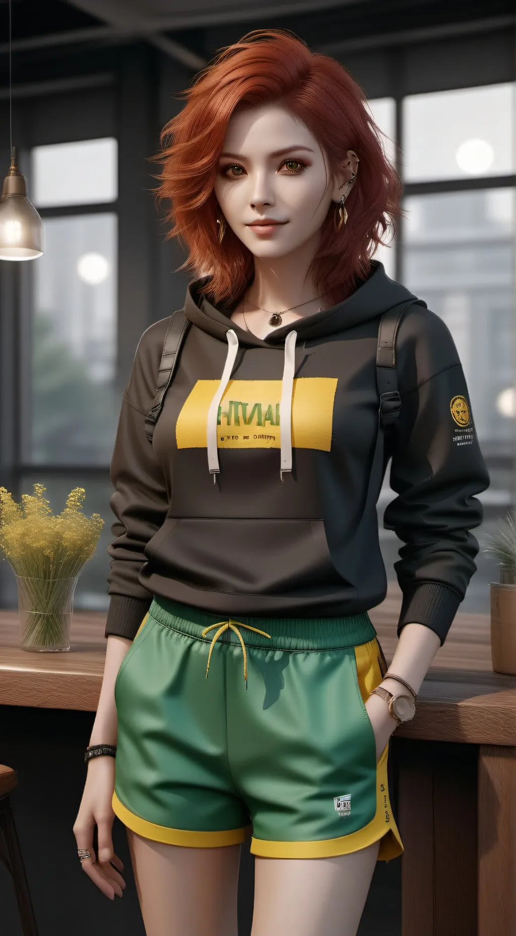 ai character: Stret background