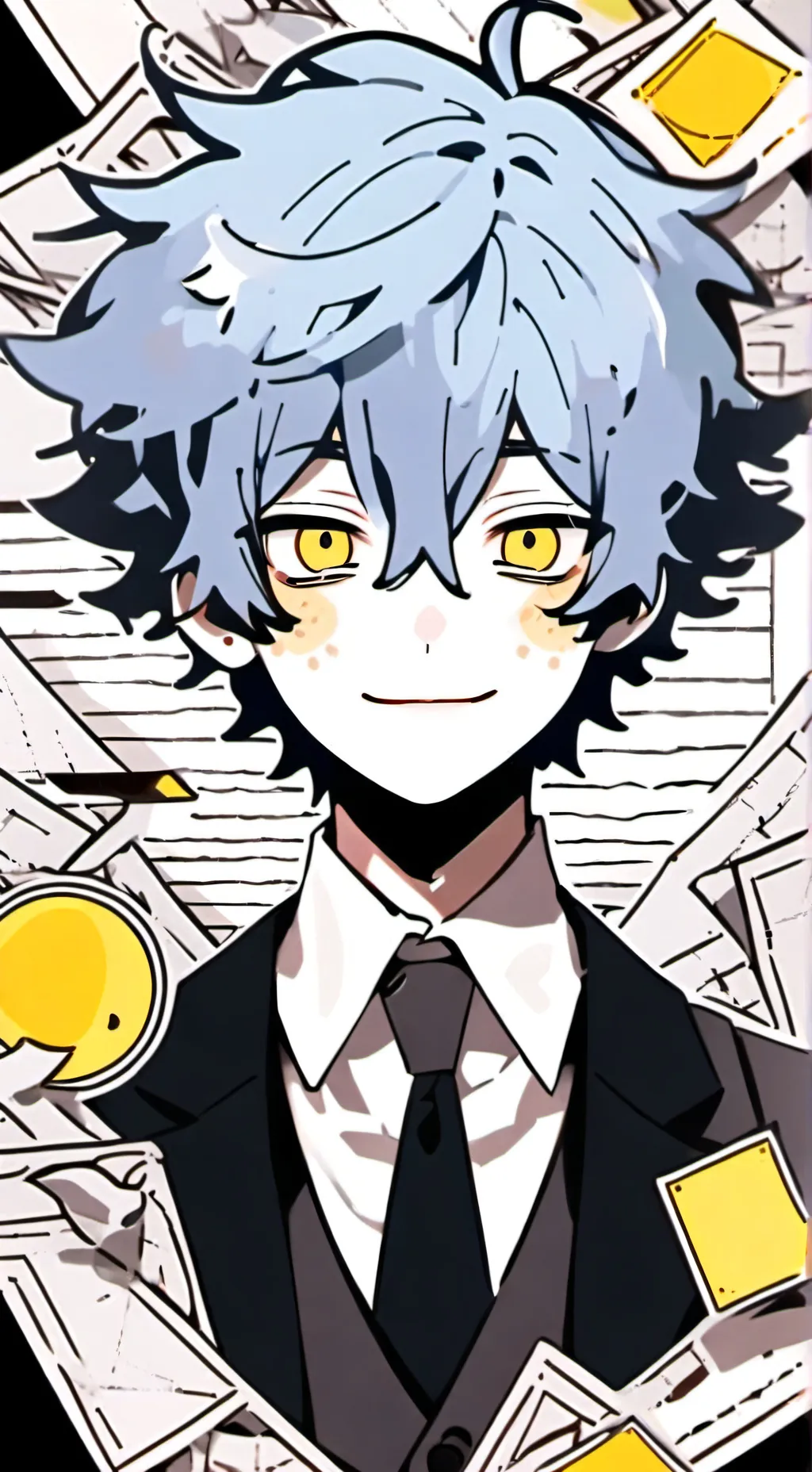 ai character: 💙Wally💙 background