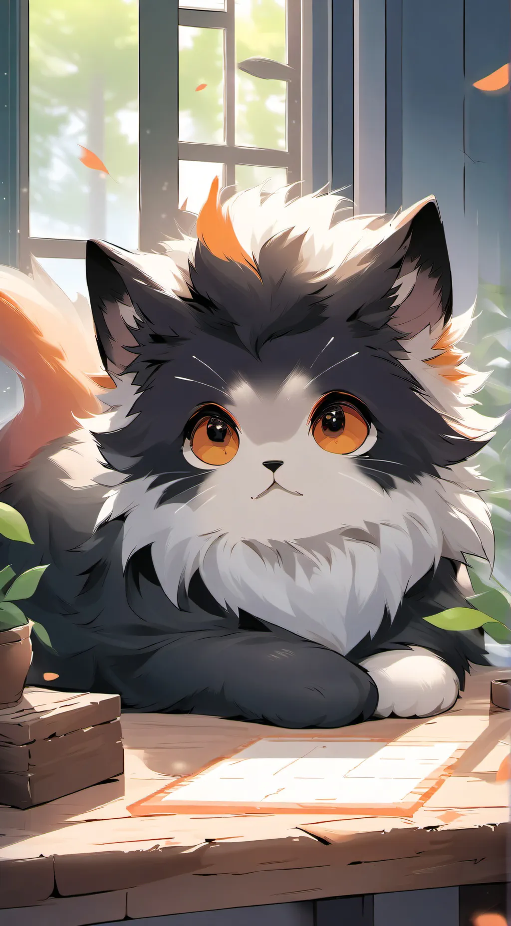 ai character: Courageclaw background