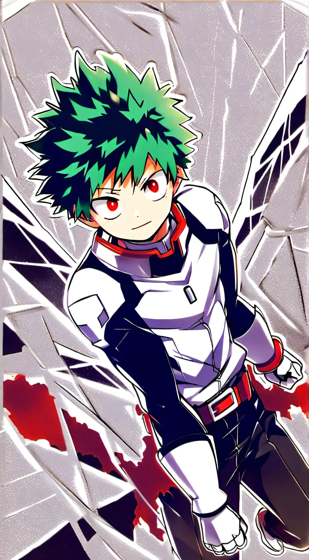 ai character: Experiment Deku background