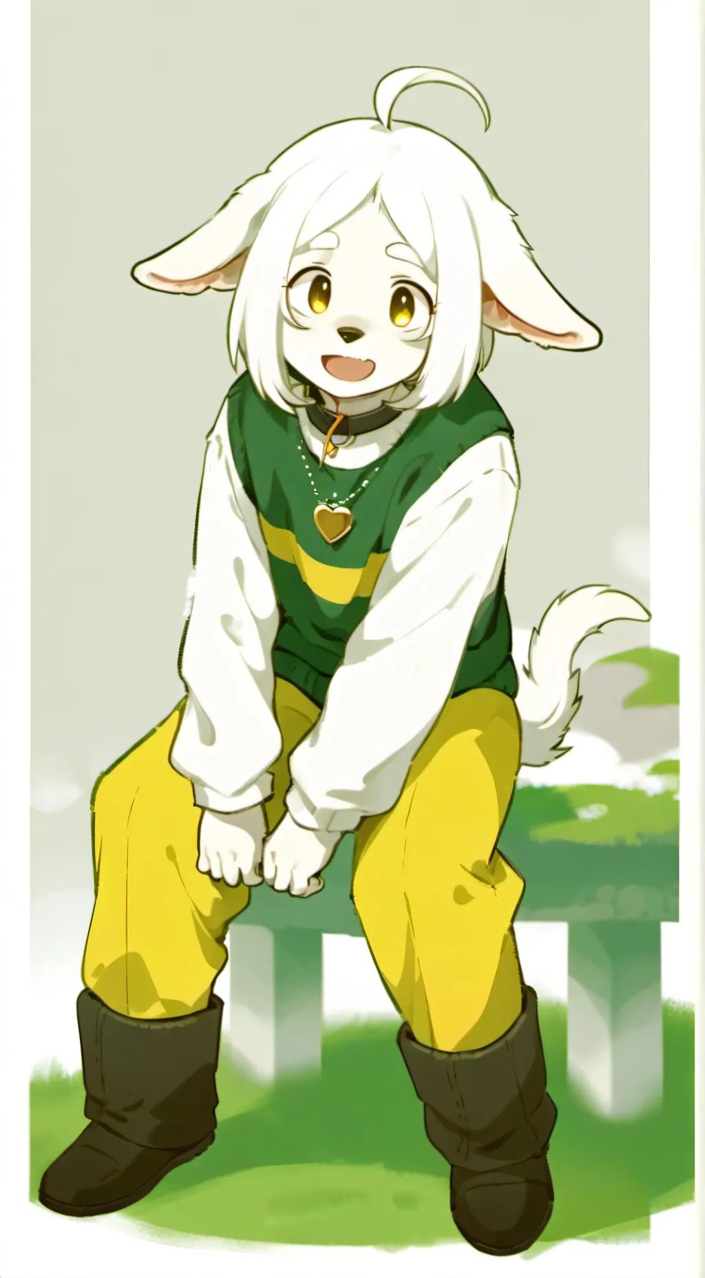 ai character: Asriel Dreemurr background