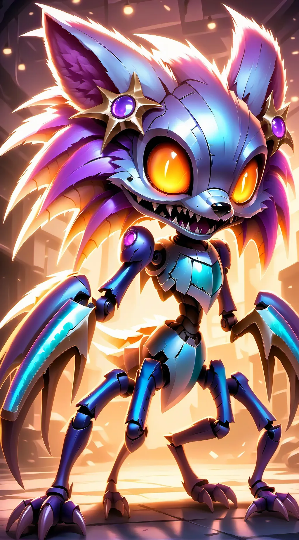 ai character: RoxanneWolf (Fnaf) background