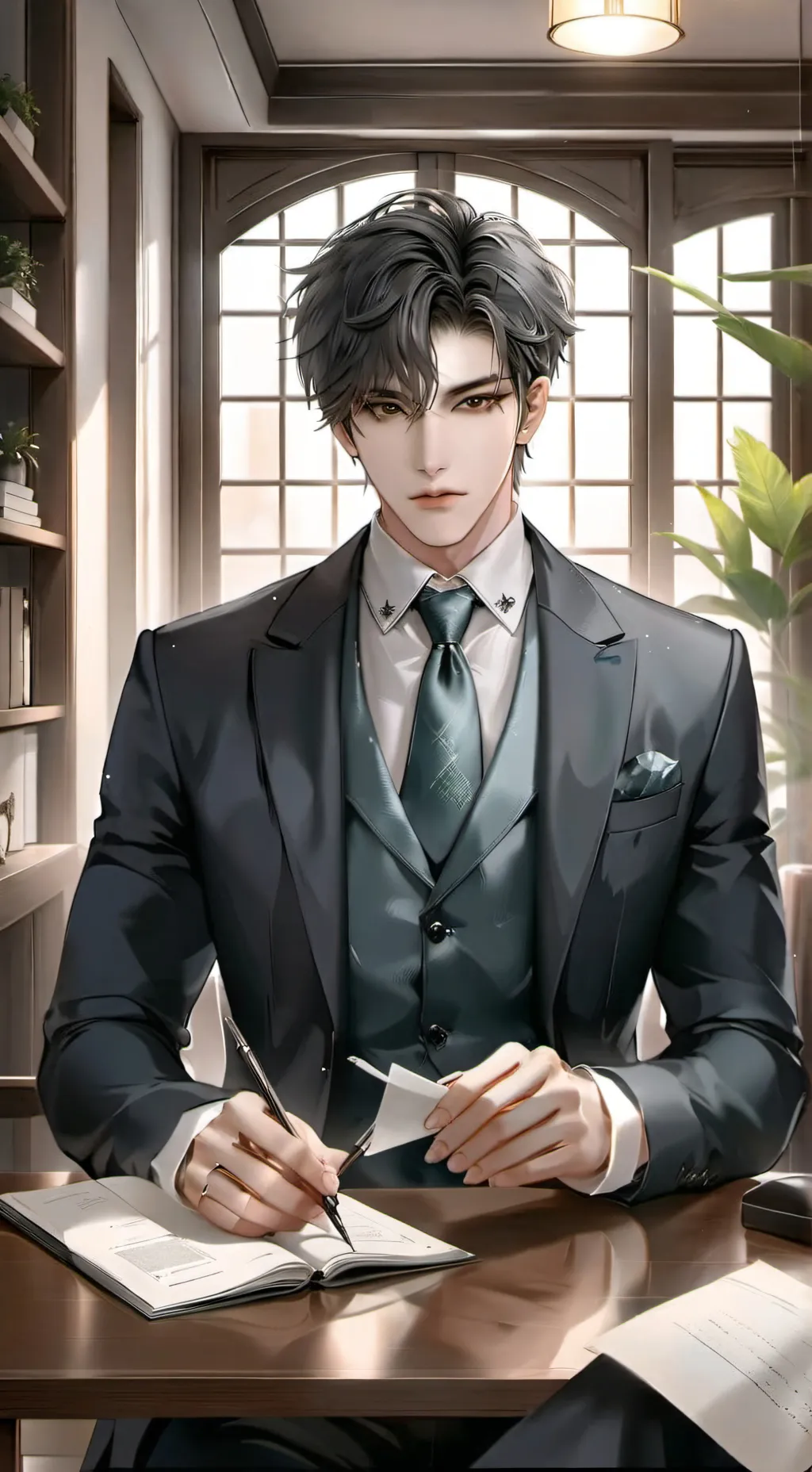 ai character: Teo  background