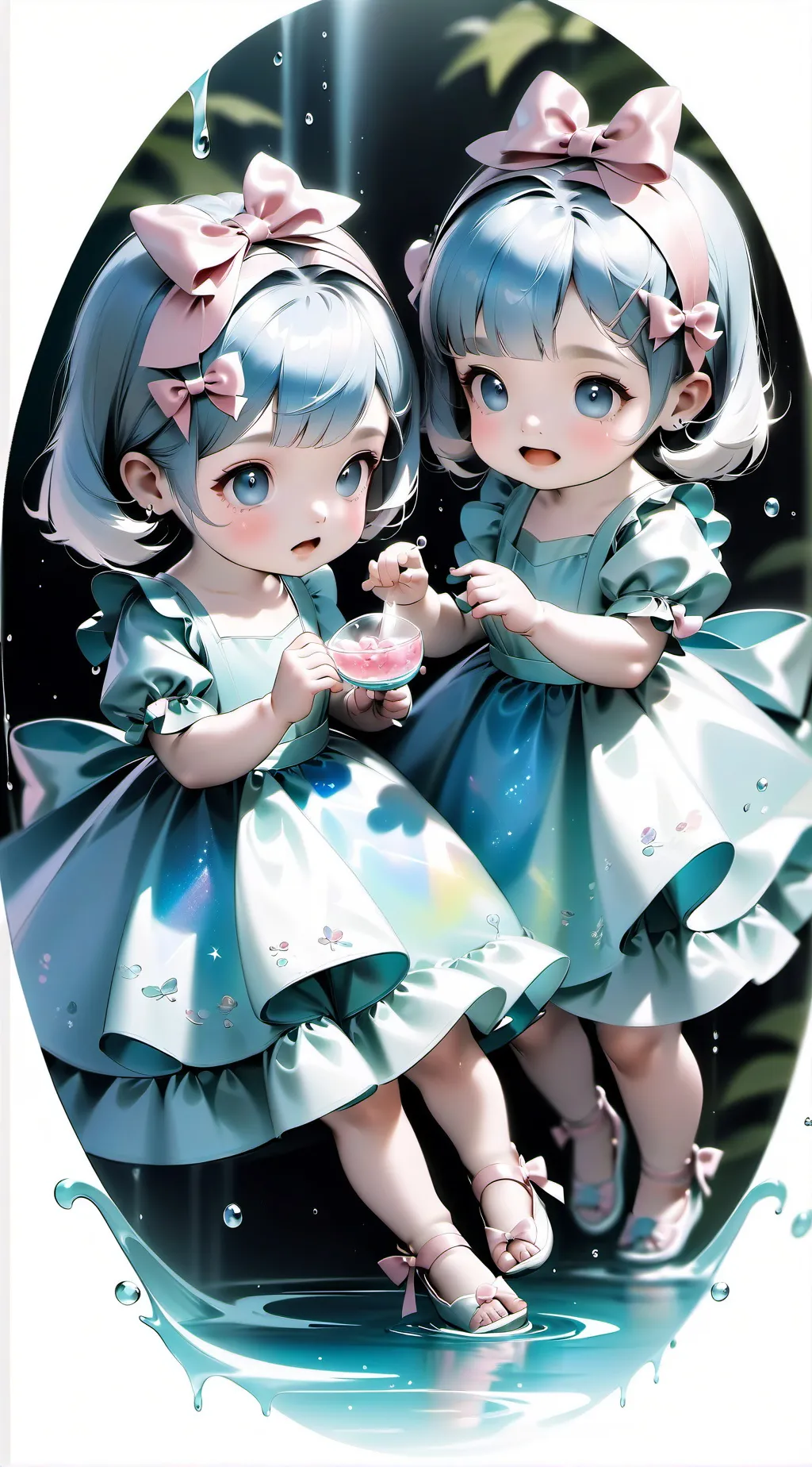 ai character: Daisy and Stella background
