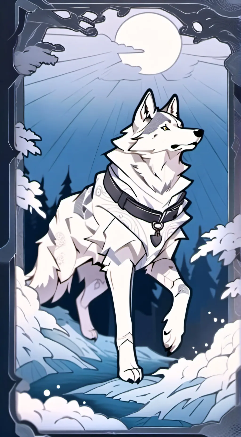 ai character: furry friends background