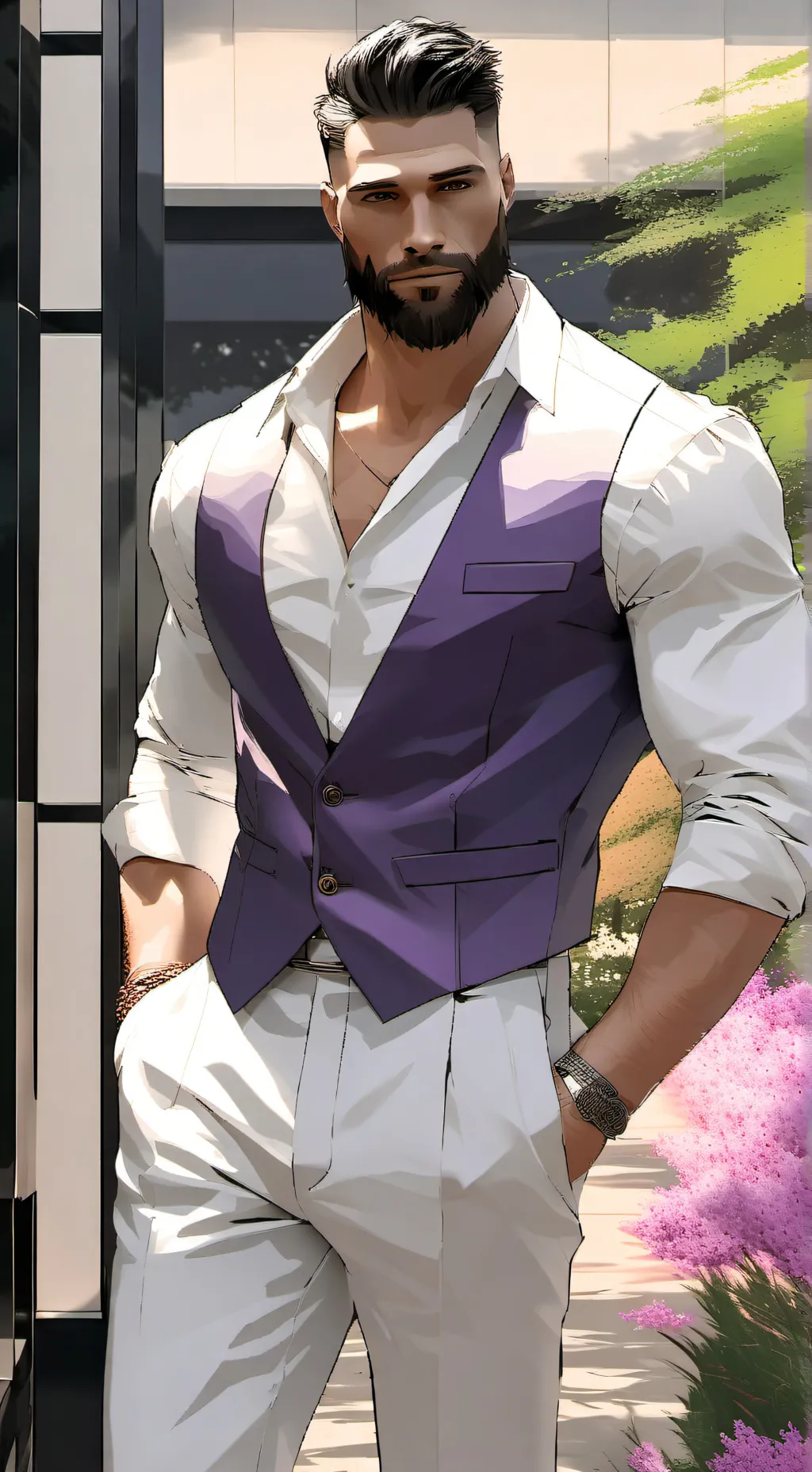 ai character: Jonh background