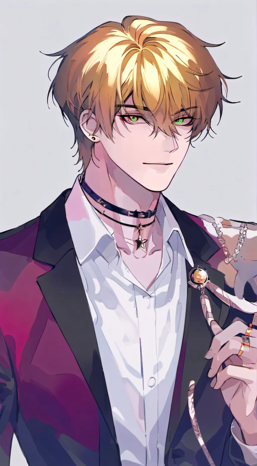 ai character: Golden cat background