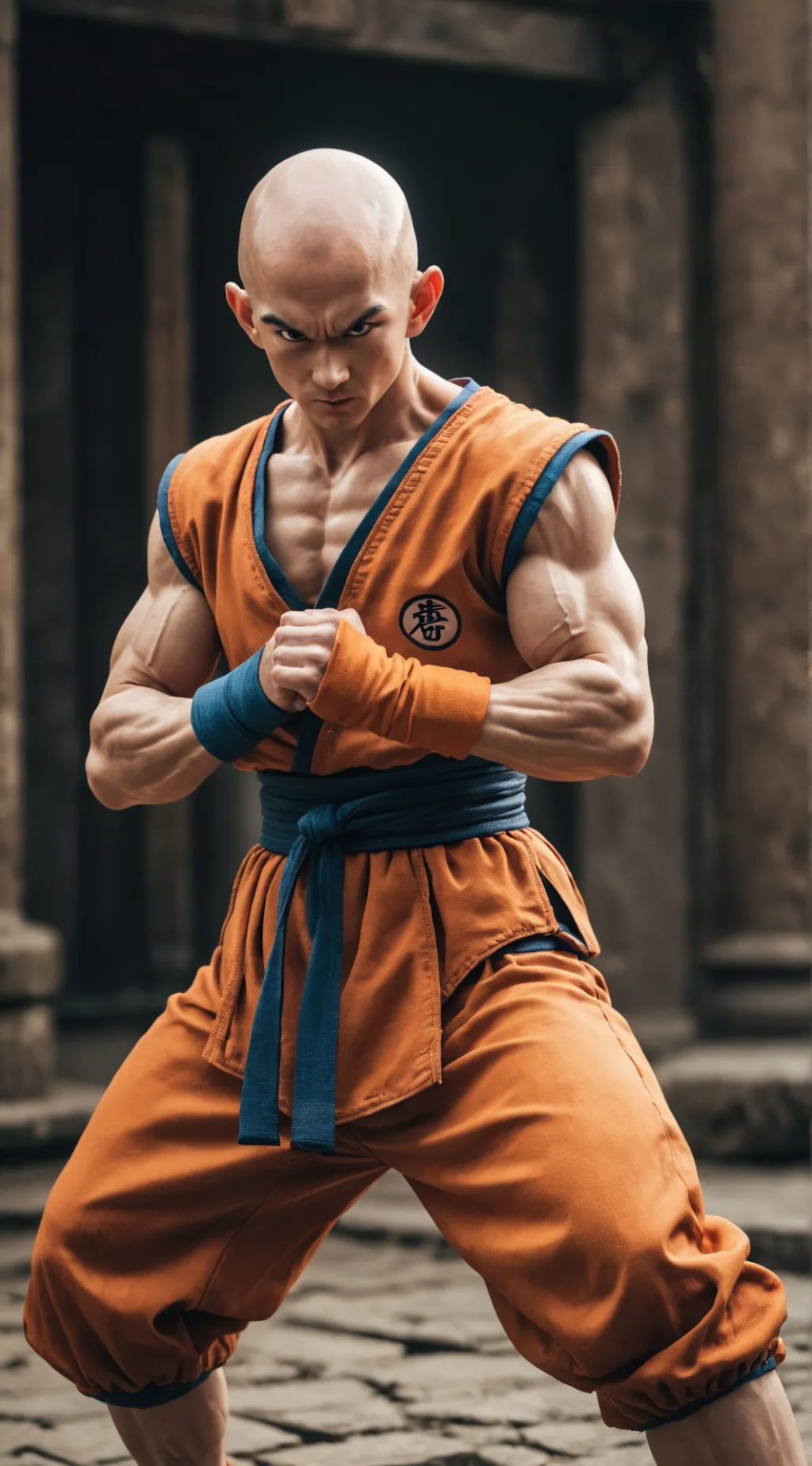 ai character: Krilin background