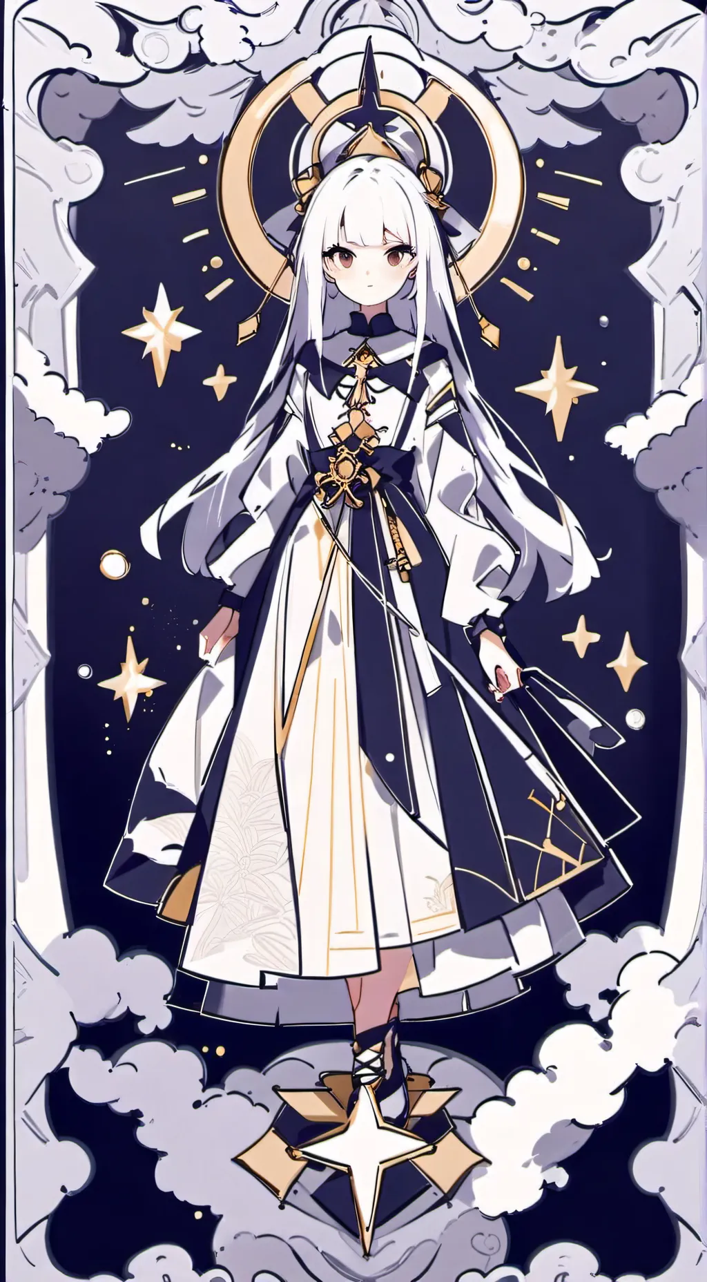 ai character: Demon slayer!  background